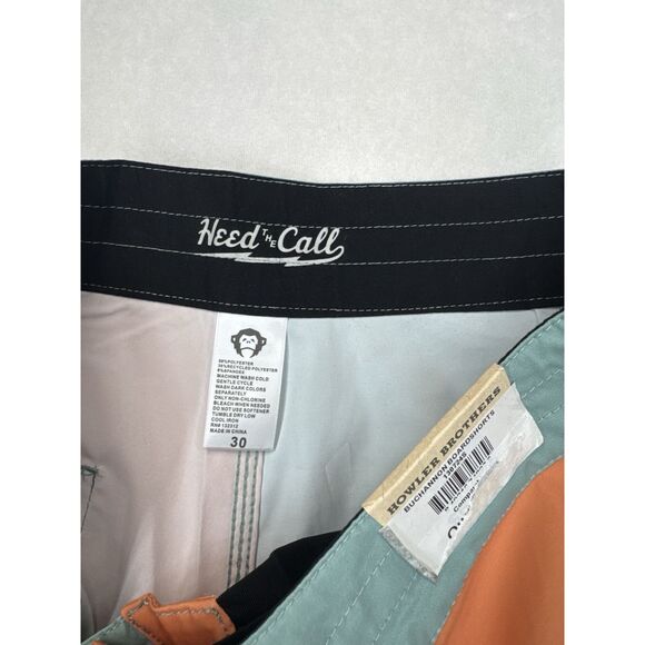 Howler Brothers Men’s Buchannon Boardshorts Aqua / Coral Size 30 NWT *READ* - Picture 5 of 6